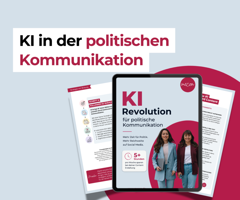WebseiteTitelbilder (1) Artikel zum Einsatz von KI in der politischen Kommunikation mit Prompts, KI Assistenten, Agenten und Skills.